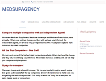 Tablet Screenshot of medsupagency.com